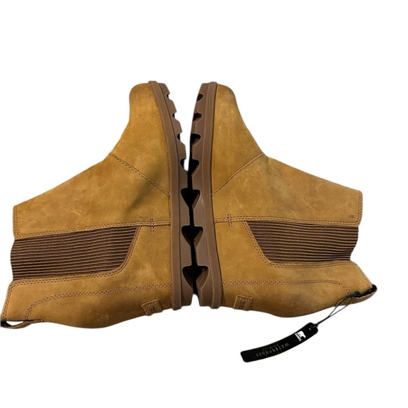 SOREL Joan of Arctic Leather Wedge Chelsea Ankle Bootie’s Size 11 Women - Picture 6 of 11